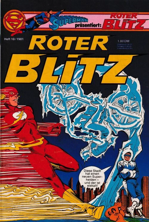 Roter Blitz Nr 10 Ehapa Verlag 1981 DC Flash - Bild 1 von 1