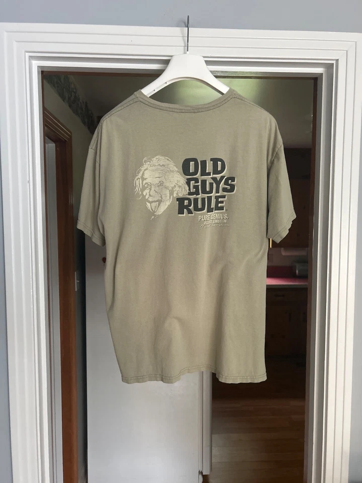 Camiseta de hombre Old Guys Rule Albert Einstein con estampado de algodón XL Foto 4 de 4