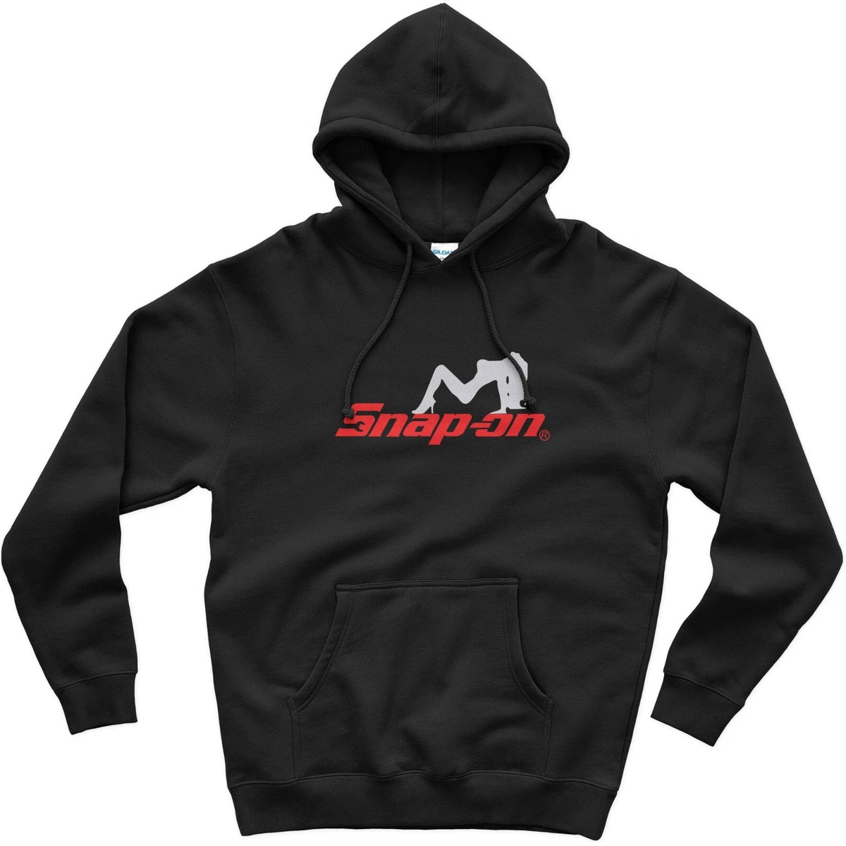Black snap on hoodie hotsell