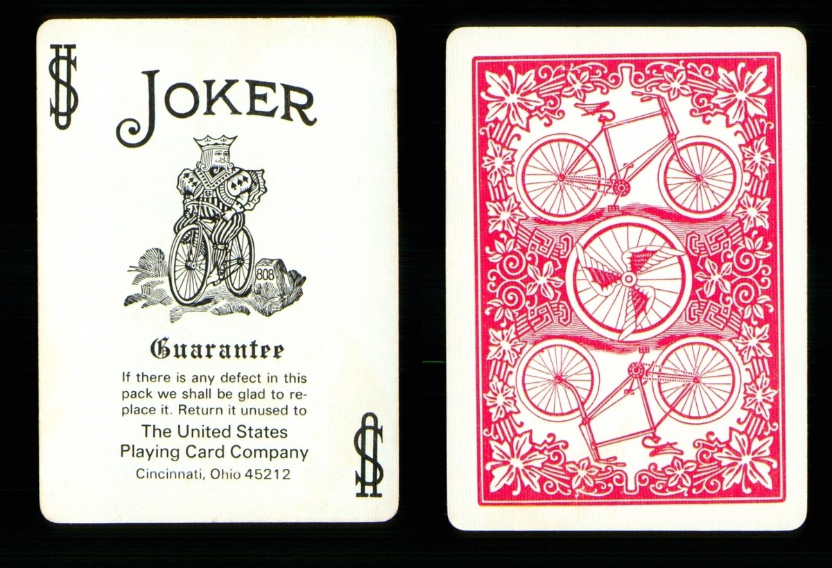 未開封 BICYCLE CLUB808 JOKER playing cards 1 x Joker playing card single swap Bicycle 808 Dragon AT 879