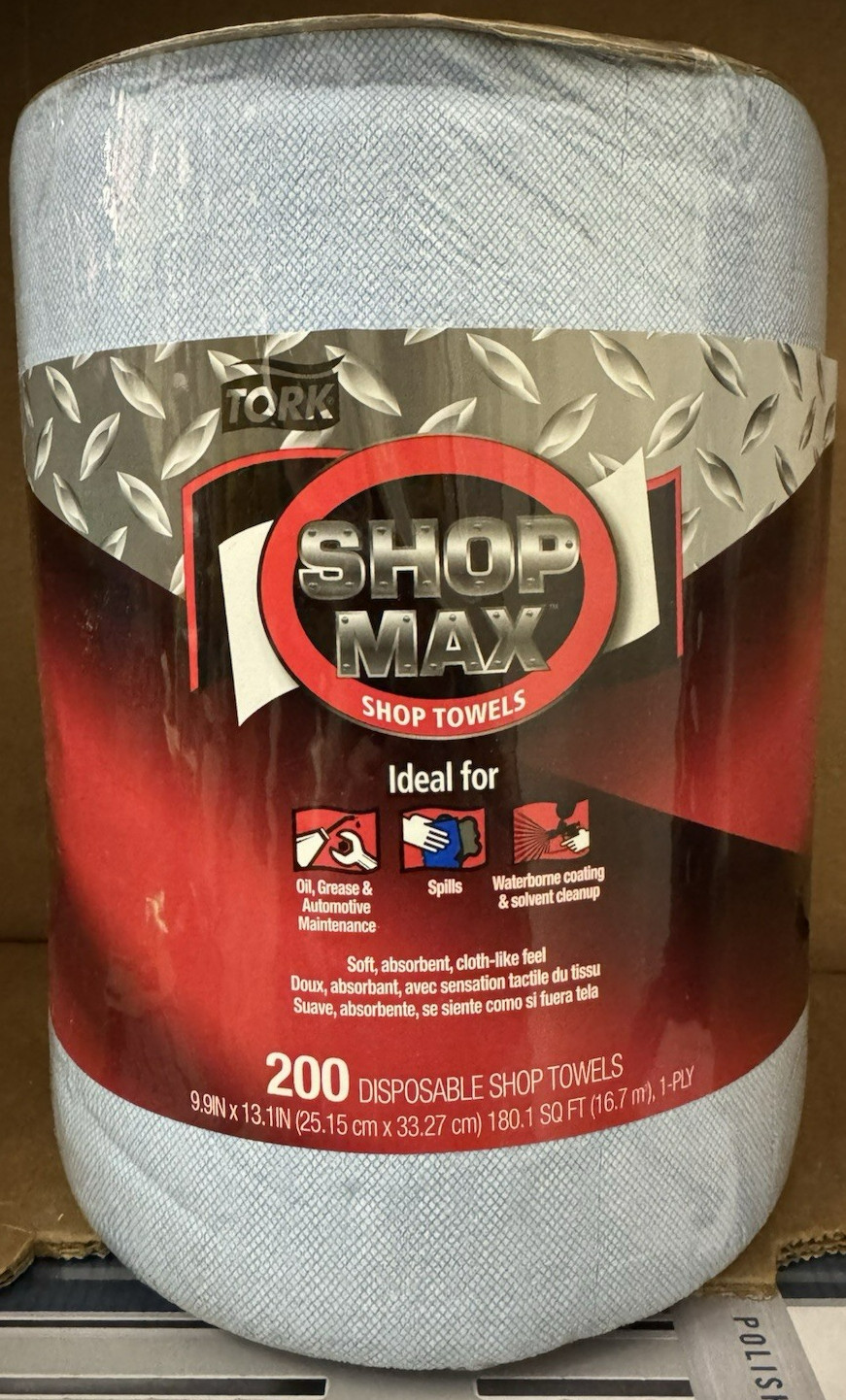 Tork ShopMax Wiper 450 Centerfeed Refill Shop Towels - Roll of 200 - 450338