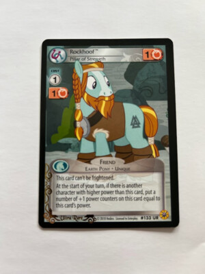 MLP CCG Friends Forever #133 UR Rockhoof, Pillar of Strength