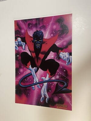 MARVEL COMICS X-MEN NIGHT CRAWLER POSTER PIN UP JOE JUSCO NEW.