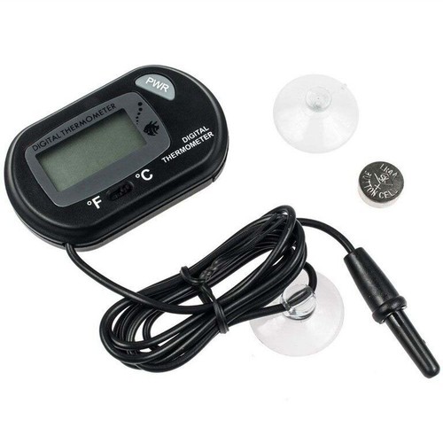 AQUARIUM DIGITAL THERMOMETER LCD, FISH TANK, CELSIUS FAHRENHEIT REEF MARINE POND - Picture 3 of 10