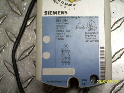 SIEMENS 985-084 DAMPER ACTUATOR - Picture 2 of 2