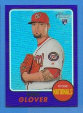 2017 Topps Heritage Chrome Purple Refractor #568 Koda Glover Nationals