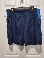 Laguna Original Men's Size Large Blue Swim Trunks with 1 coin and 1 Side Pocket