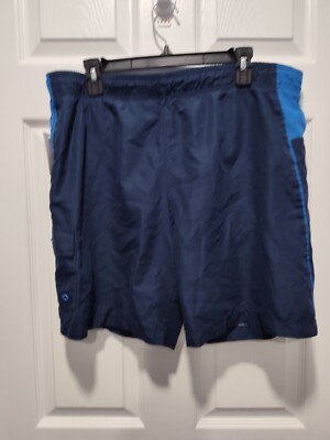 Laguna Original Men's Size Large Blue Swim Trunks with 1 coin and 1 Side Pocket