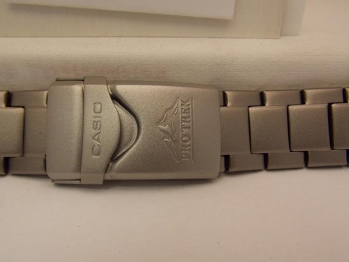 Casio Watchband PRG-240 T Bracelet Titanium w/ End Caps and Spring Bars - Picture 3 of 7