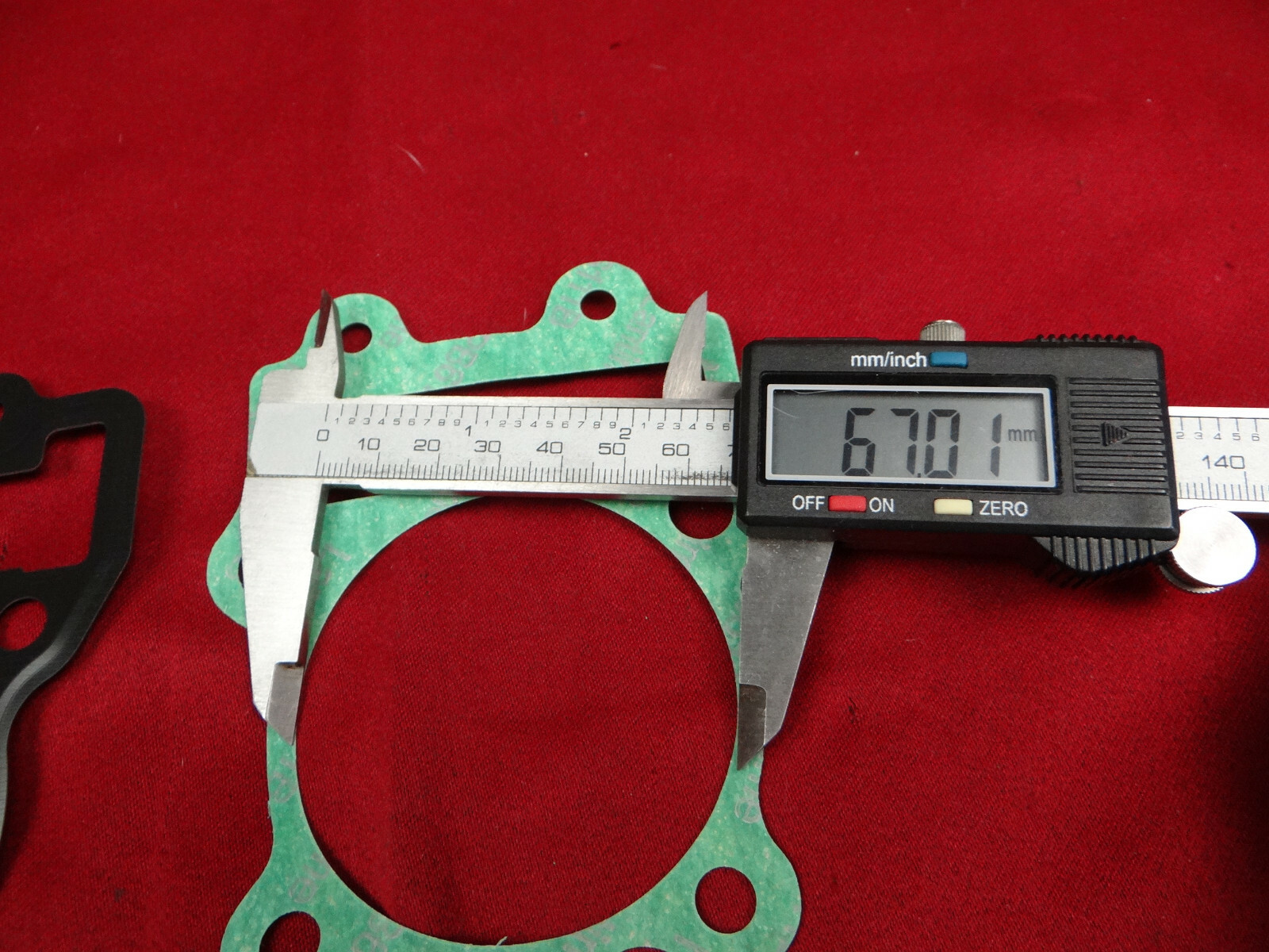 Head Gasket Set, 4 Valve YX180 180cc 64mm, Chinese ATV Motorcycle Dirt