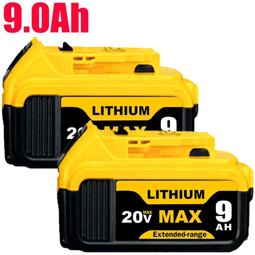 For DEWALT 18V BATTERY 6.0/9.0 AH XR DCB184 DCB184-XE LI-Ion Slide DCB182 DCB200 - Picture 22 of 24