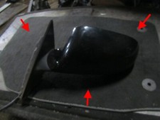 AUDI A3 S3 RS3 8P BLACK S LINE FACELIFT LED HEATED ELECTRIC WING MIRROR OEM 43K