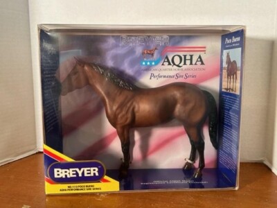POCO BUENO - NO. 1113 - AQHA PERFORMANCE SIRE SERIES - BREYER - HORSE in BOX USA