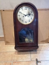 PENDOLA ANTICA GUSTAV BECKER OROLOGIO DA PARETE VINTAGE