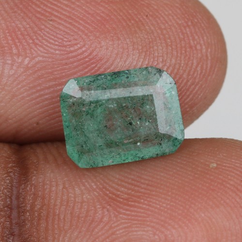 Fantastic Natural Green Emerald May Birthstone 2.60 Ct Loose Gemstone, AXJ-758 - Picture 6 of 7