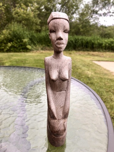 Mujer Fertilidad Africana Ébano? Figura Estatua Madera Tallada a Mano De Colección Madre Mujer - Imagen 2 de 11