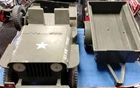 Vintage 1965 GI Joe Hasbro 7000 Jeep Combat Set With Trailer & Searchlight