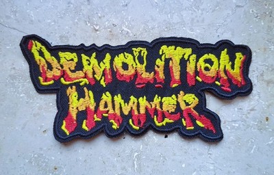 PATCH / AUFNÄHER -- DEMOLITION HAMMER -- TRASH METAL