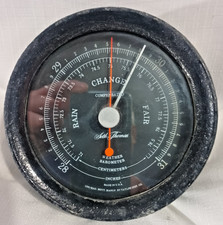 SETH THOMAS Vintage Seasprite ships aneroid weather barometer - compensated USA.