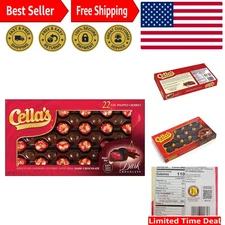 Cellas 11 Oz Dark Chocolate Covered Cherries - Ideal Gift for Special Occasions