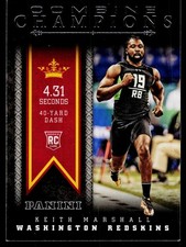 2016 Panini #10 Keith Marshall Combine Champions