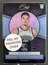 2024-25 Panini One And One Zach Edey #4 RC Permit to Dominate Case Hit SSP