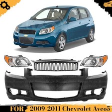 Front Bumper Cover Paintable Grille Assembly Kit For 2009-2011 Chevrolet Aveo5 Front Bumper Cover Paintable Grille Assembly Kit For 2009-2011 Chevrolet Aveo5