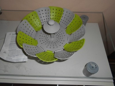 NEU !!! Gareinsatz , Dampfkorb  ,  für ca. 25 cm für Topfgröße