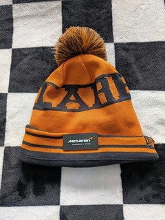 McLaren F1 Papaya New Era Bobble hat