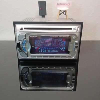 Kenwood DPX-5021M 2DIN Car Audio CD MD DSP Added Bluetooth Tested