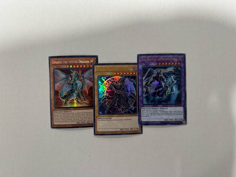 Timaeus The United Dragon Dark Magician The Dragon Knight MP23-EN003 Yugioh Set