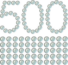 3/8 Inch Clear Glass Marbles Slingshot Ammo Balls, 500 Qty