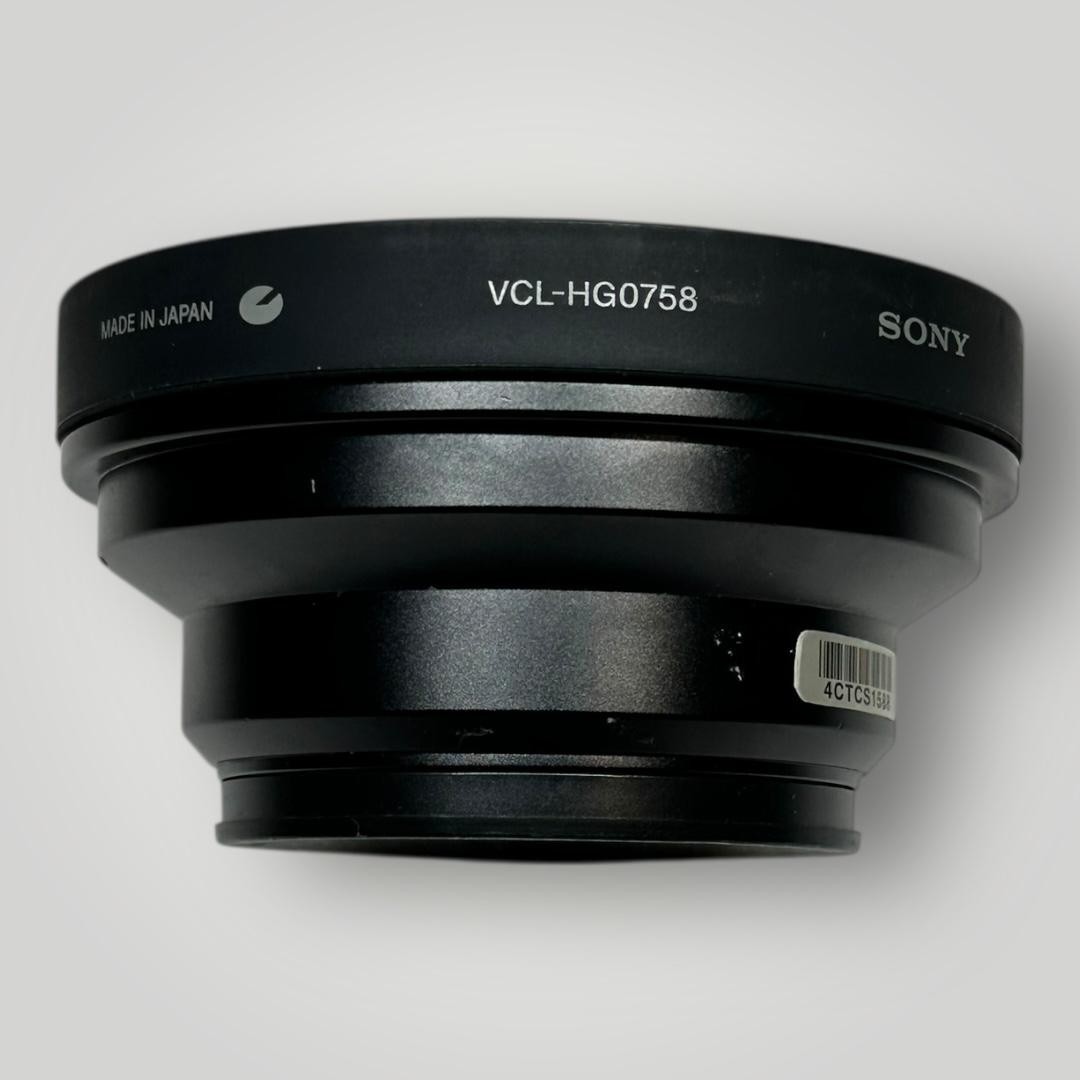 SONY 58MM 0.7X HI-GRADE WIDE LENS VCL-HG0758 BLACK | eBay