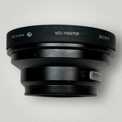 SONY 58MM 0.7X HI-GRADE WIDE LENS VCL-HG0758 BLACK | eBay