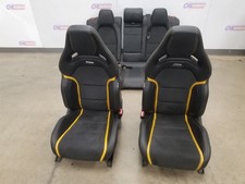 18 Mercedes-benz Cla45 Amg 117 Type Recaro Seat Set Blackyellow Leathersuede