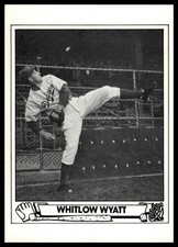 1987 TCMA Collectors Kits Reprints #30 Whitlow Wyatt