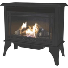 Pleasant Hearth Vent-Free Dual Fuel Stove, 30,000 BTU, Model# VFS2-NT30DT