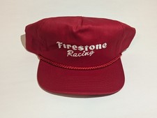 Vintage Firestone Racing Snapback Trucker Rope Hat Cap