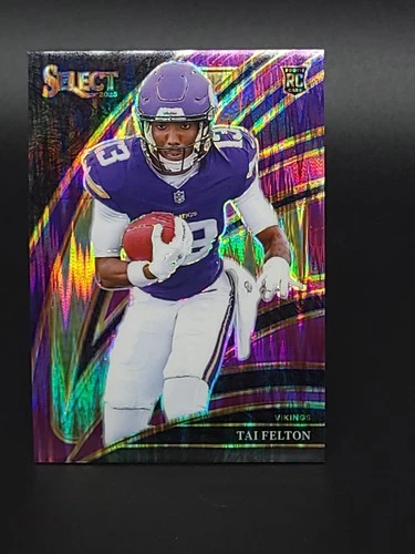 2025 Panini Select Football Purple Shock Tai Felton #64