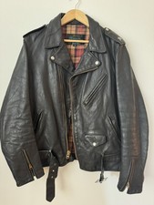 Schott NYC Perfecto PER2 “one star” Steerhide Leather Jacket Size Small