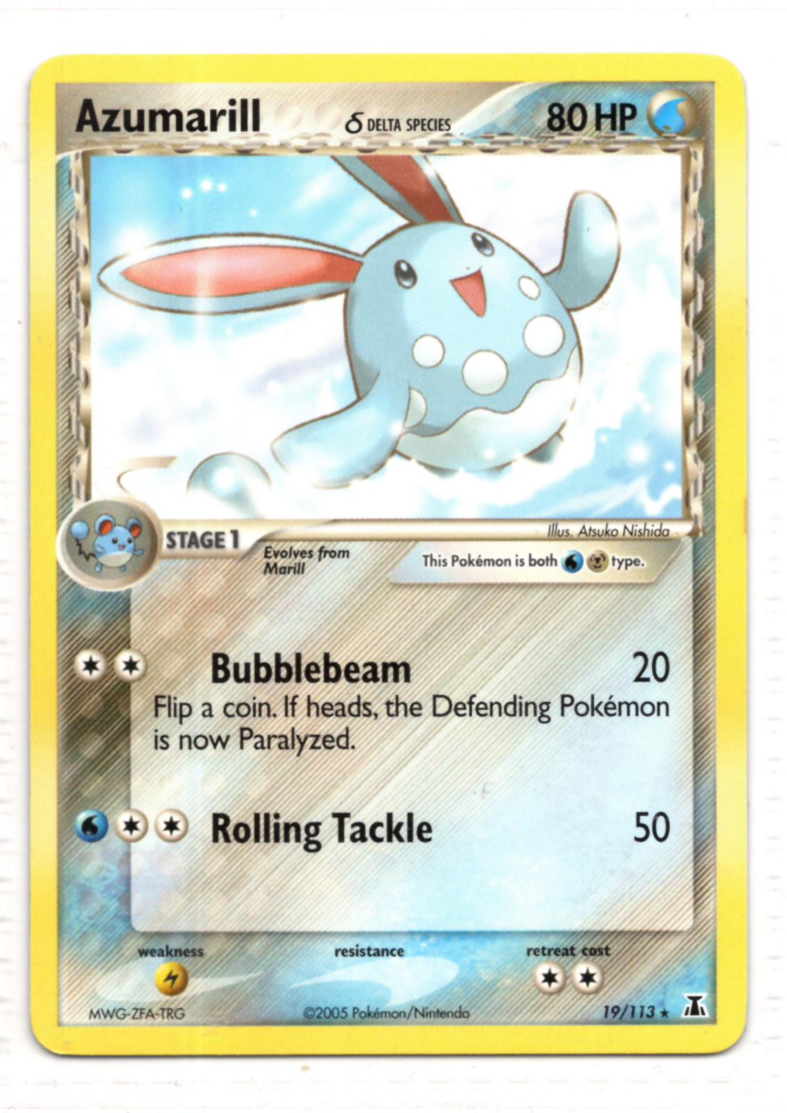 Pokémon TCG - Delta Species - Azumarill 19/113 NM