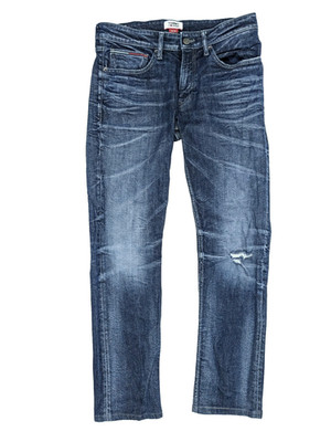 TOMMY JEANS Hose Scanton Slim Herren 34/32 Blau straight leg