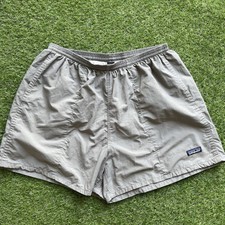 Vintage 1990s Gray Patagonia Baggies Shorts Swim XL retro rare