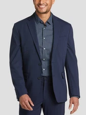 Kenneth Cole New York  Men’s Knit Blazer | Blue | Medium