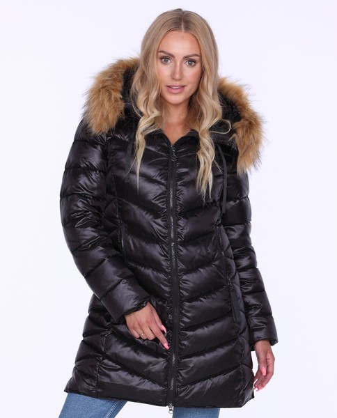 Winterjacke FÜR Damen MIT Pelz IM LÄSsigen Stil-image
