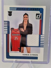 2025 WNBA Donruss Rookie Jersey Series Sonia Citron Washington Mystics RC