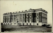 RPPC Prince Rupert British Columbia Canada Court House real photo postcard