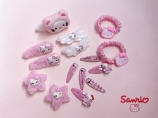 15pc Set Sanrio Hair Clips Girls Hello Kitty Snap Barrette Hair Clip Accessories 15pc Set Sanrio Hair Clips Girls Hello Kitty Snap Barrette Hair Clip Accessories