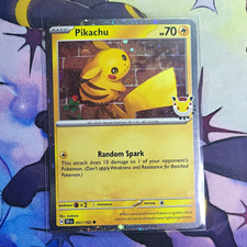 Pikachu - (Cosmo Holo) 051/162 Miscellaneous Cards & Products Holo