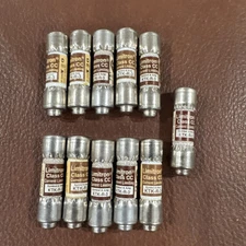 11x Fuses BUSSMAN KTK-R-3 LIMITRON FUSE 3A Class CC 600V